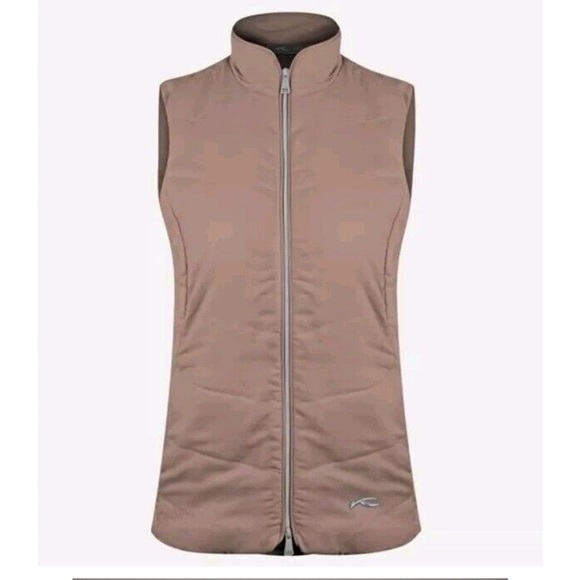 NEW🌸KJUS Maven Lightweight Insulated Spring Golf/Ski Vest Clay Size42US 12 $269 - Picture 1 of 8